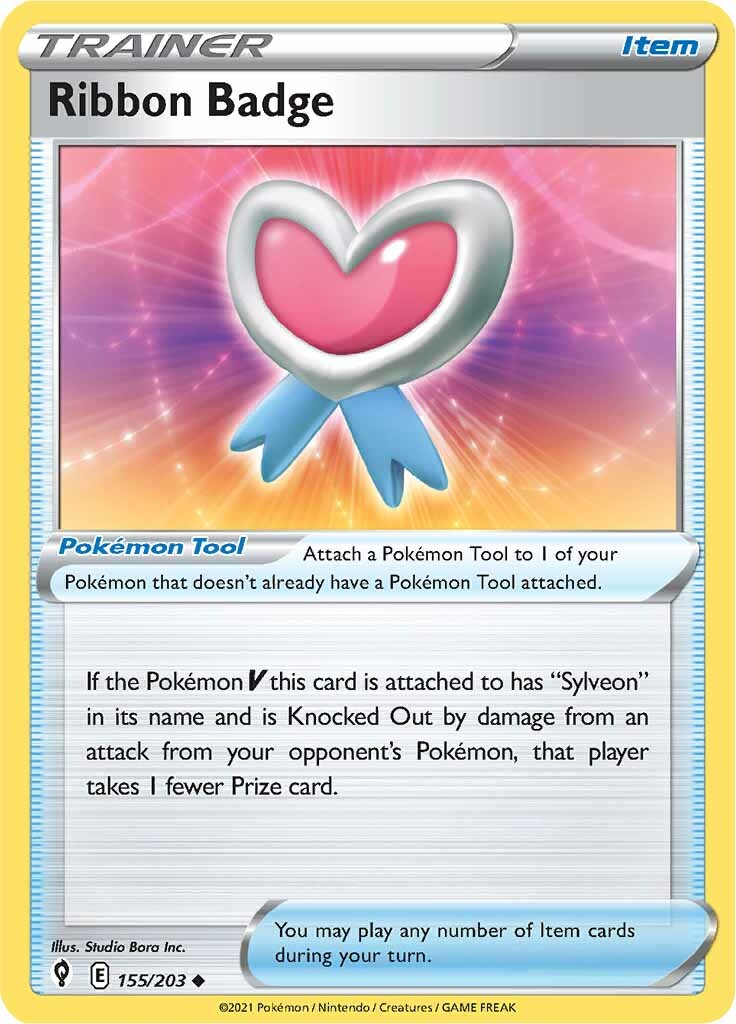 Ribbon Badge (155/203) [Sword & Shield: Evolving Skies] | Jack's On Queen