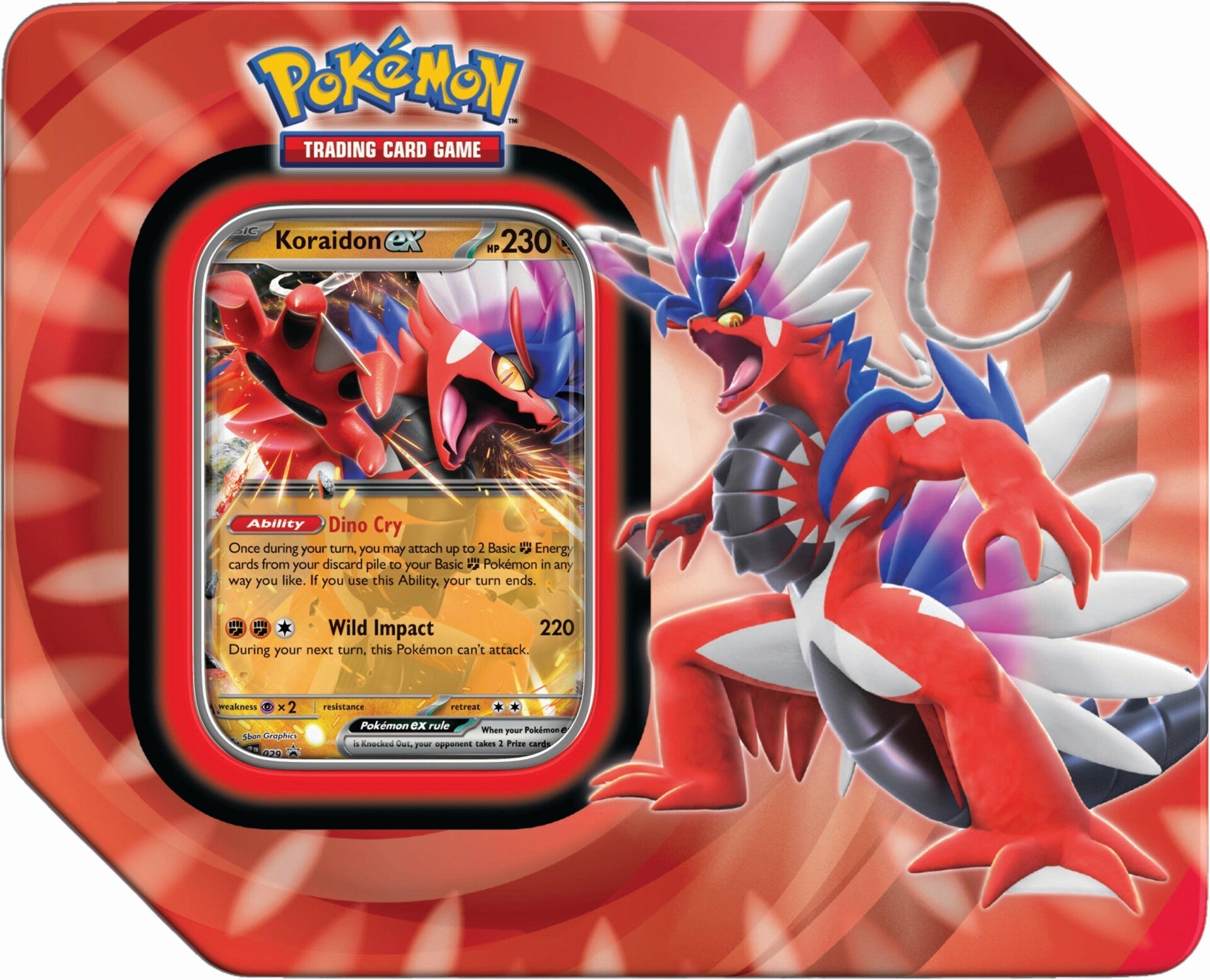 Paldea Legends Tins (Koraidon ex) | Jack's On Queen