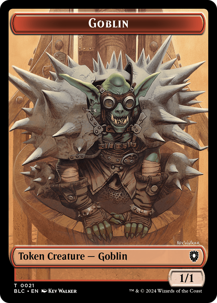 Illusion // Goblin Double-Sided Token [Bloomburrow Commander Tokens] | Jack's On Queen