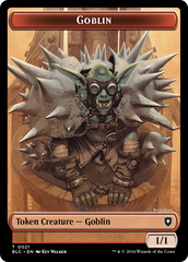 Illusion // Goblin Double-Sided Token [Bloomburrow Commander Tokens] | Jack's On Queen