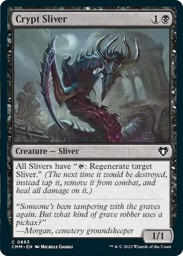 Crypt Sliver [Commander Masters] | Jack's On Queen