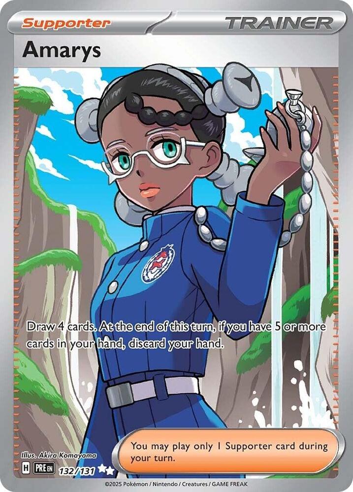 Amarys (132/131) [Scarlet & Violet: Prismatic Evolutions] | Jack's On Queen