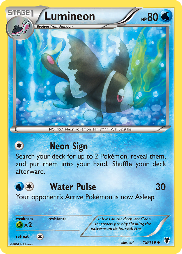 Lumineon (19/119) [XY: Phantom Forces] | Jack's On Queen