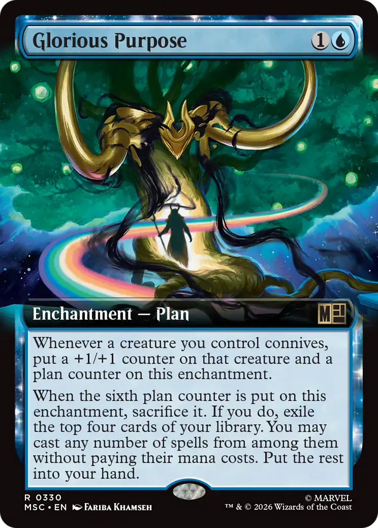 Glorious Purpose (Extended Art) [Marvel Super Heroes Commander] | Jack's On Queen