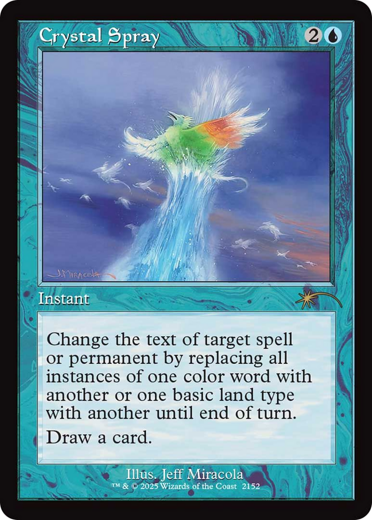 Crystal Spray (Retro Frame) [Secret Lair Drop Series] | Jack's On Queen