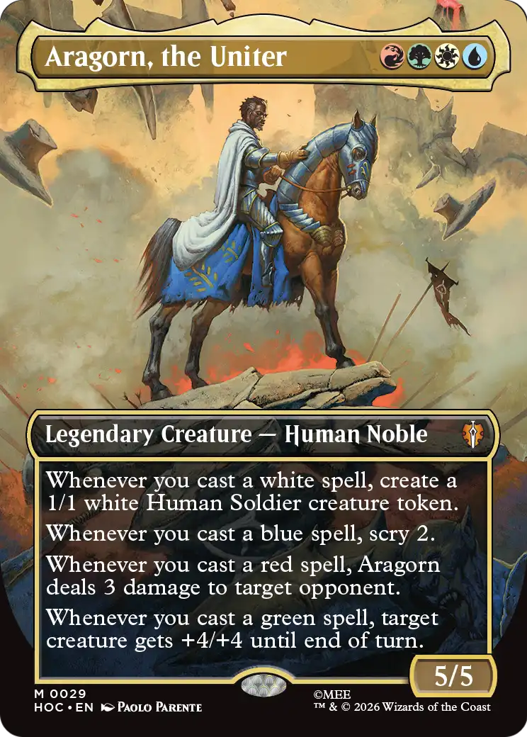 Aragorn, the Uniter (Borderless) [The Hobbit: Eternal-Legal] | Jack's On Queen