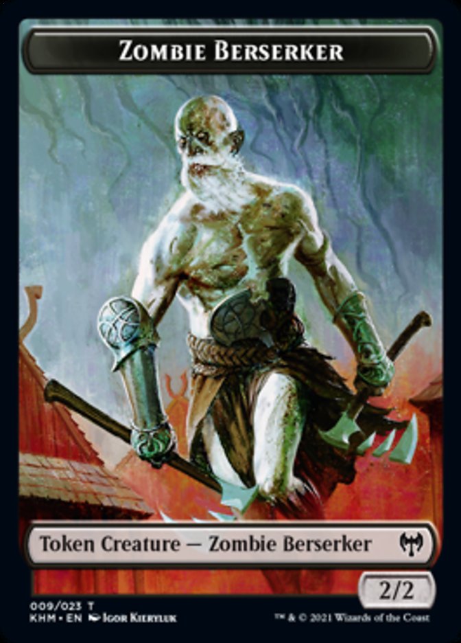Zombie Berserker Token [Kaldheim Tokens] | Jack's On Queen