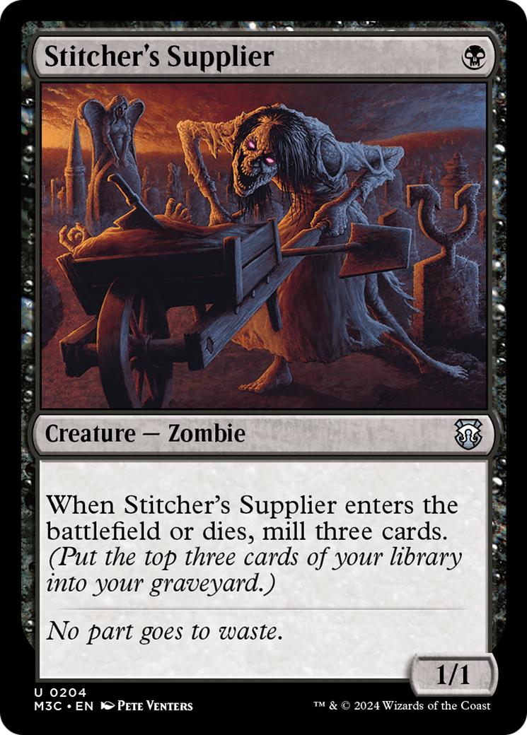 Stitcher's Supplier (Ripple Foil) [Modern Horizons 3 Commander] | Jack's On Queen