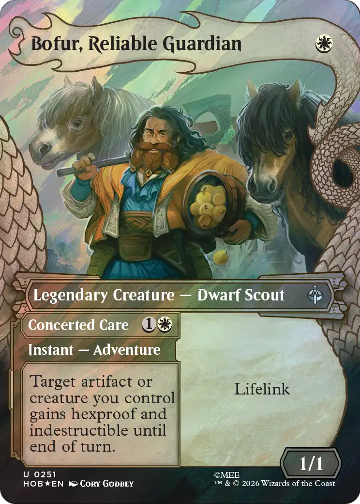 Bofur, Reliable Guardian (Showcase) (Surge Foil) [The Hobbit] | Jack's On Queen