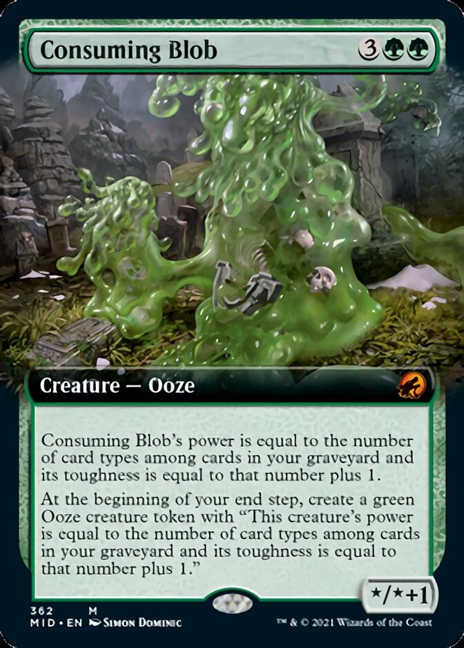 Consuming Blob (Extended Art) [Innistrad: Midnight Hunt] | Jack's On Queen
