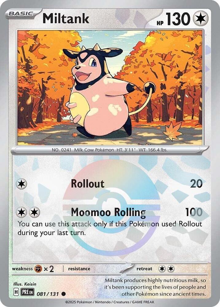 Miltank (081/131) (Poke Ball Pattern) [Scarlet & Violet: Prismatic Evolutions] | Jack's On Queen