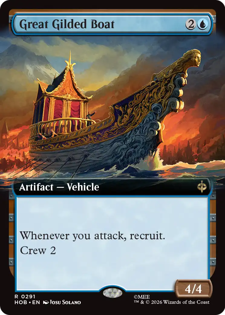 Great Gilded Boat (Extended Art) [The Hobbit] | Jack's On Queen