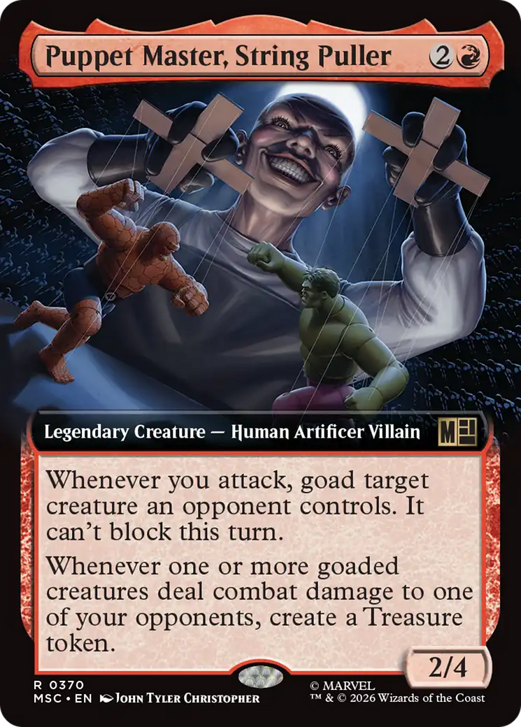 Puppet Master, String Puller (Extended Art) [Marvel Super Heroes Commander] | Jack's On Queen