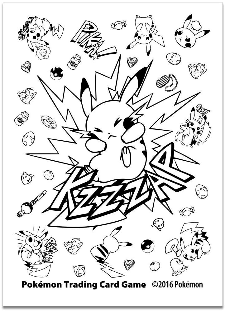 Card Sleeves - Pikachu (Comic-Style) | Jack's On Queen