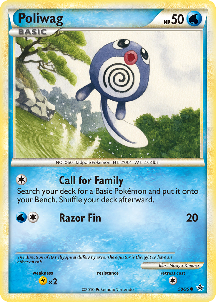 Poliwag (58/95) [HeartGold & SoulSilver: Unleashed] | Jack's On Queen
