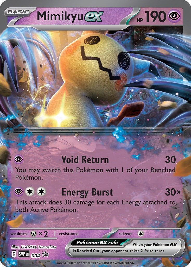 Mimikyu ex (004) [Scarlet & Violet: Black Star Promos] | Jack's On Queen