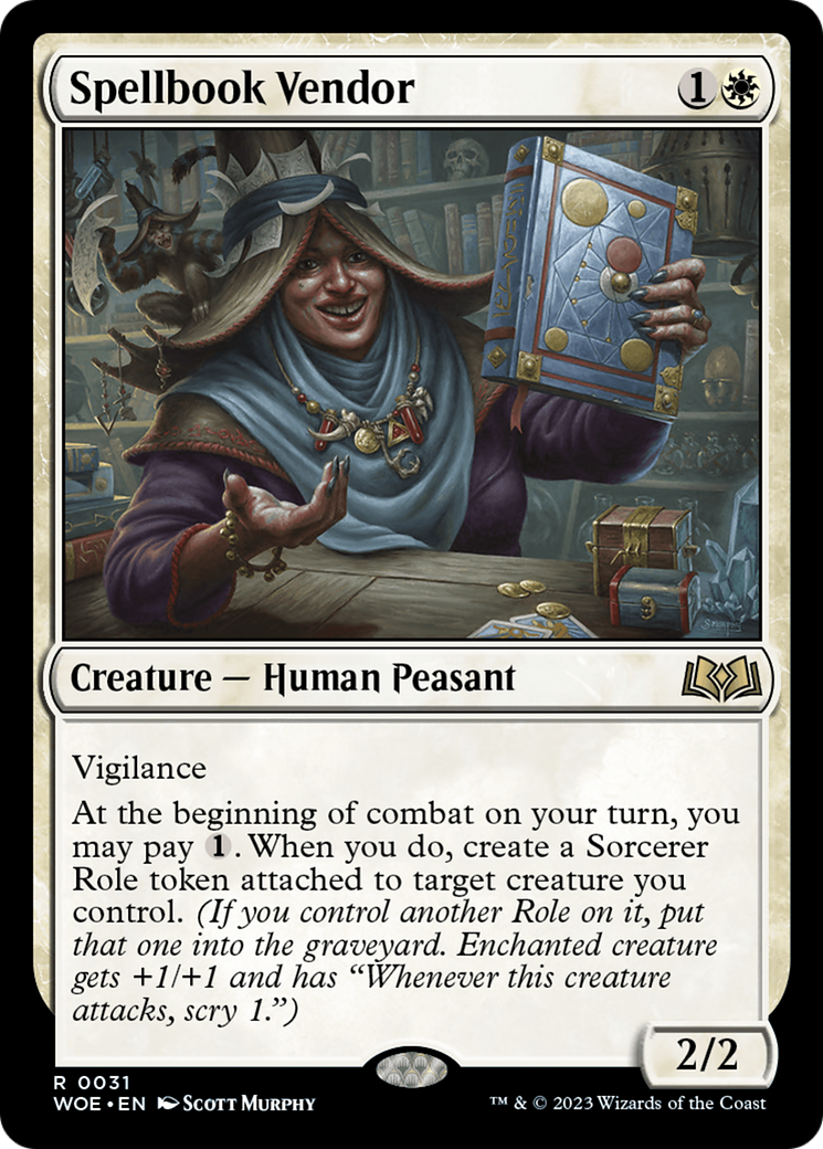 Spellbook Vendor [Wilds of Eldraine] | Jack's On Queen