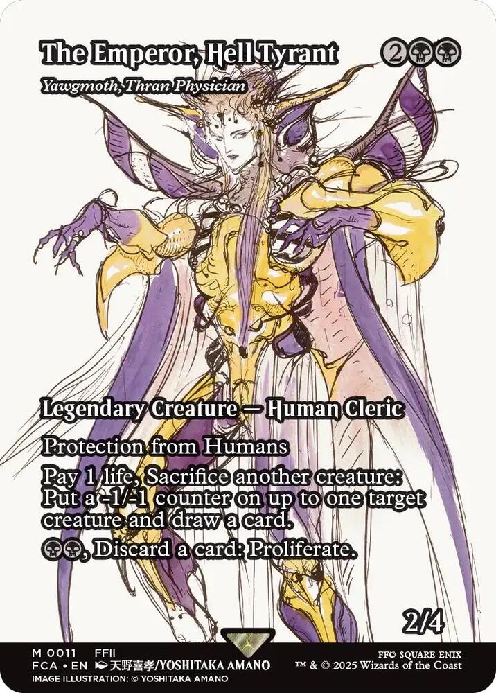 The Emperor, Hell Tyrant - Yawgmoth, Thran Physician (Showcase) [FINAL FANTASY : Through the Ages] | Jack's On Queen