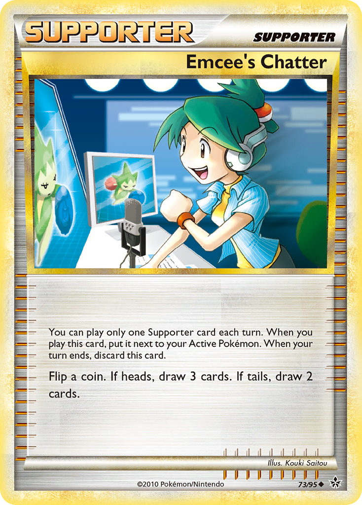 Emcee's Chatter (73/95) [HeartGold & SoulSilver: Unleashed] | Jack's On Queen
