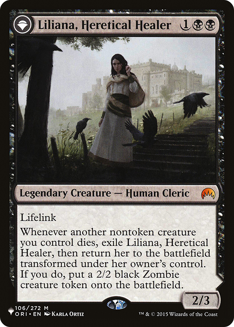 Liliana, Heretical Healer // Liliana, Defiant Necromancer [Secret Lair: From Cute to Brute] | Jack's On Queen