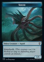 Squid // Copy Double-Sided Token [Commander Legends: Battle for Baldur's Gate Tokens] | Jack's On Queen