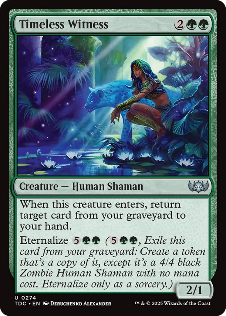 Timeless Witness [Tarkir: Dragonstorm Commander] | Jack's On Queen