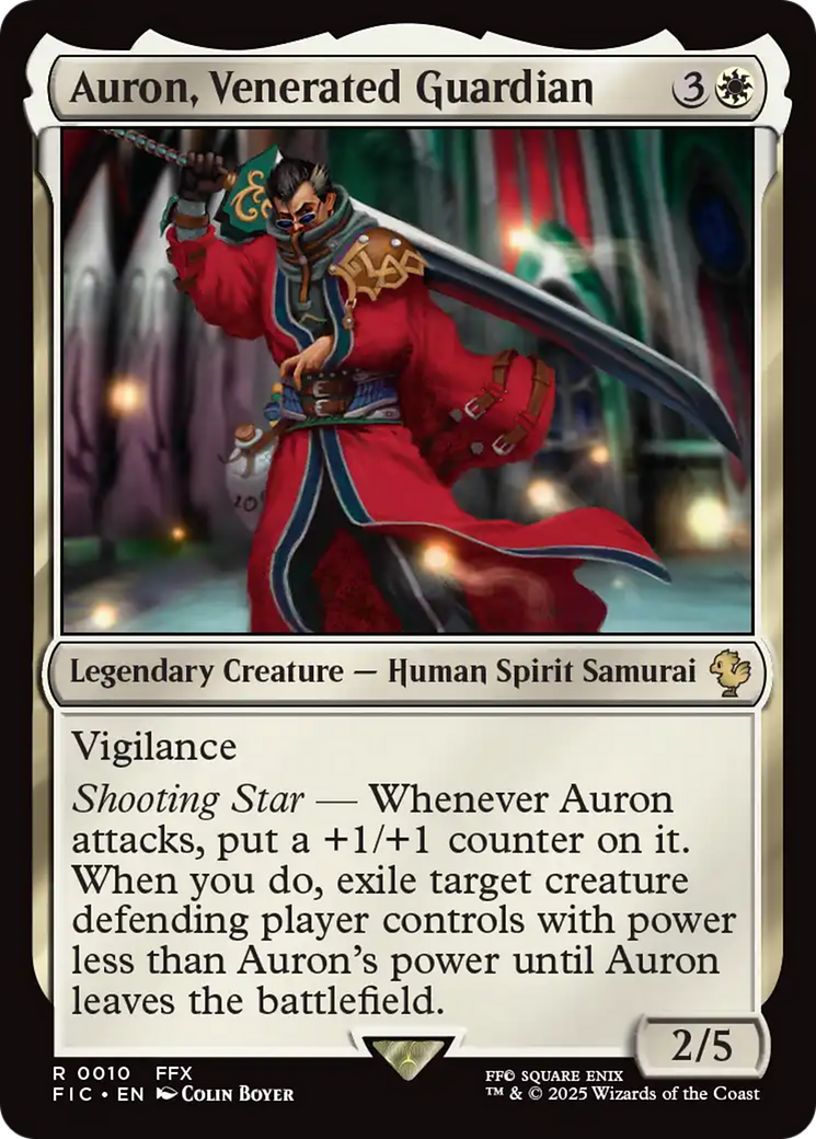 Auron, Venerated Guardian [FINAL FANTASY Commander] | Jack's On Queen