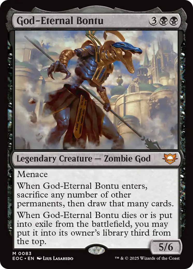 God-Eternal Bontu [Edge of Eternities Commander] | Jack's On Queen