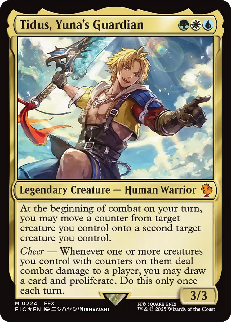 Tidus, Yuna's Guardian (Surge Foil) [FINAL FANTASY Commander] | Jack's On Queen
