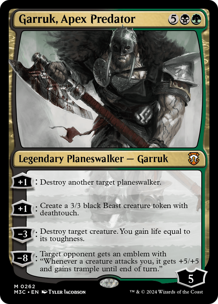 Garruk, Apex Predator (Ripple Foil) [Modern Horizons 3 Commander] | Jack's On Queen