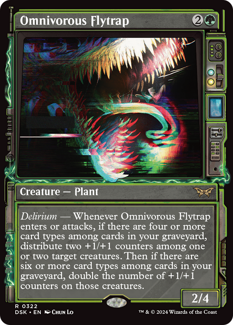Omnivorous Flytrap (Showcase) [Duskmourn: House of Horror] | Jack's On Queen