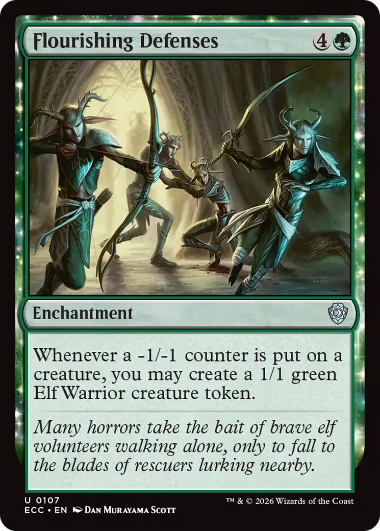 Flourishing Defenses [Lorwyn Eclipsed Commander] | Jack's On Queen