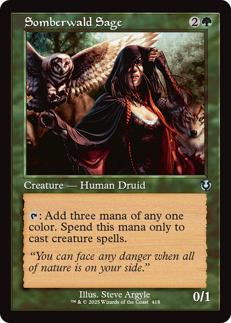 Somberwald Sage (Retro Frame) [Innistrad Remastered] | Jack's On Queen