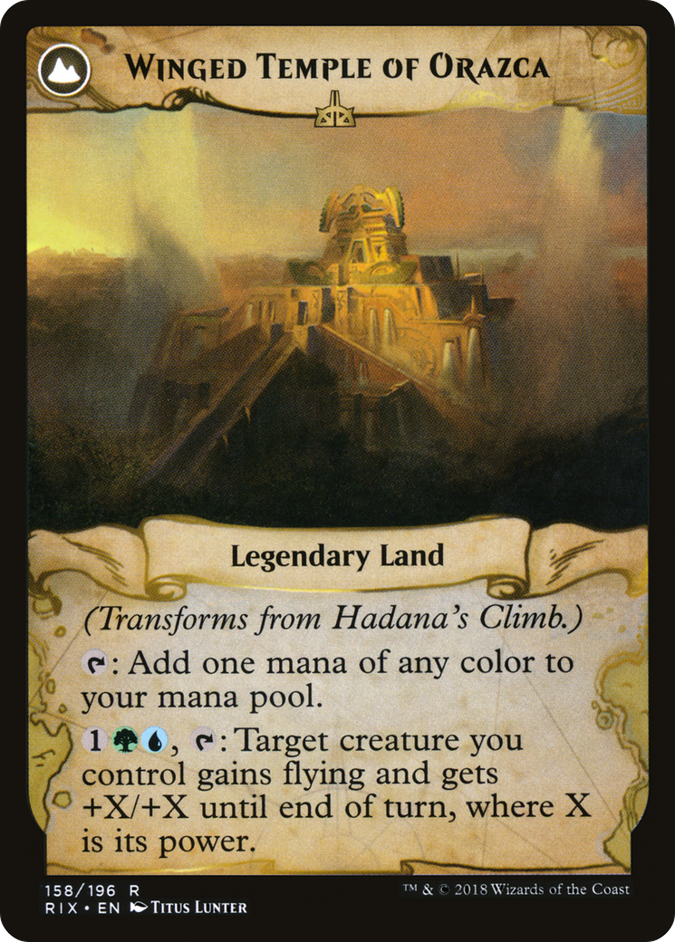 Hadana's Climb // Winged Temple of Orazca [Secret Lair: From Cute to Brute] | Jack's On Queen