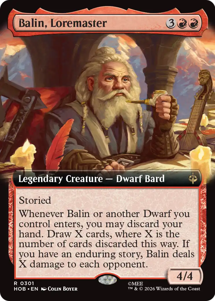 Balin, Loremaster (Extended Art) [The Hobbit] | Jack's On Queen