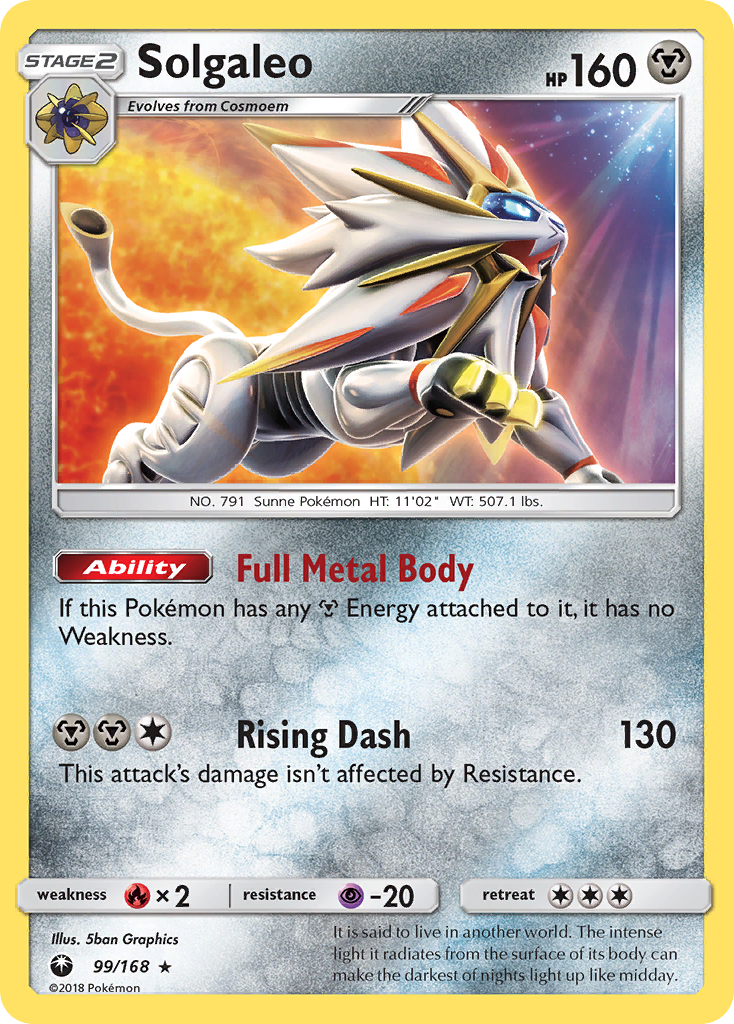 Solgaleo (99/168) [Sun & Moon: Celestial Storm] | Jack's On Queen