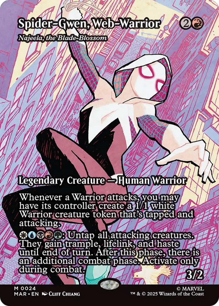 Spider-Gwen, Web-Warrior - Najeela, the Blade-Blossom [Marvel Universe: Eternal-Legal] | Jack's On Queen