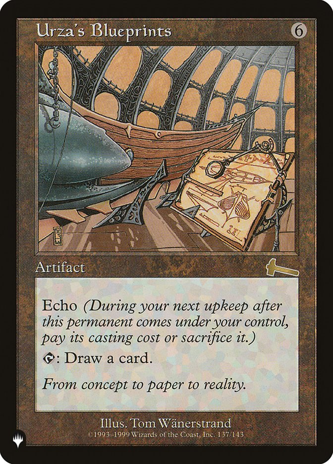 Urza's Blueprints [The List] | Jack's On Queen