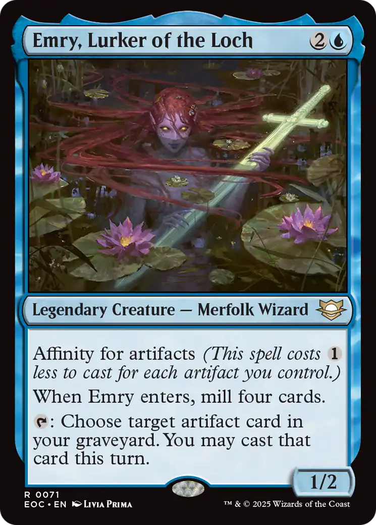 Emry, Lurker of the Loch [Edge of Eternities Commander] | Jack's On Queen