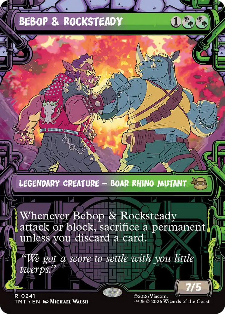 Bebop & Rocksteady (Showcase) [Teenage Mutant Ninja Turtles] | Jack's On Queen