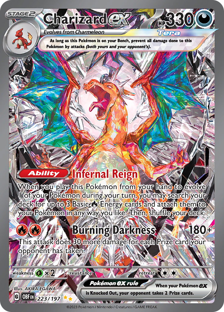 Charizard ex (223/197) [Scarlet & Violet: Obsidian Flames] | Jack's On Queen