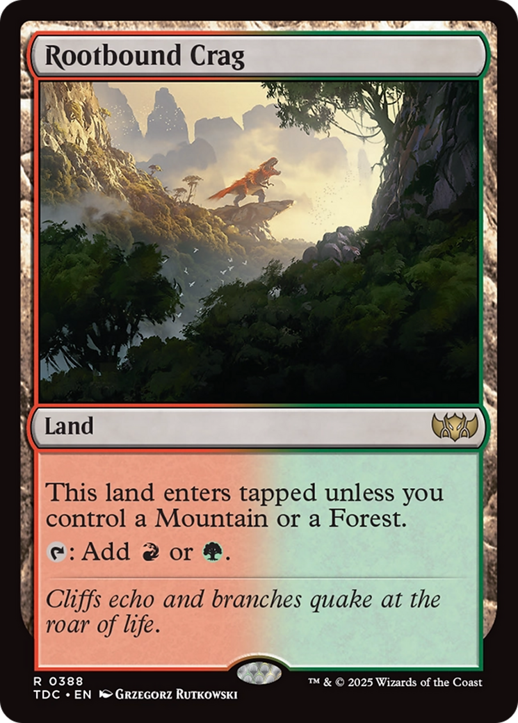 Rootbound Crag [Tarkir: Dragonstorm Commander] | Jack's On Queen