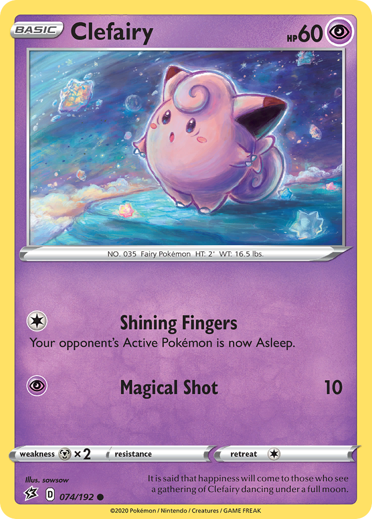 Clefairy (074/192) [Sword & Shield: Rebel Clash] | Jack's On Queen