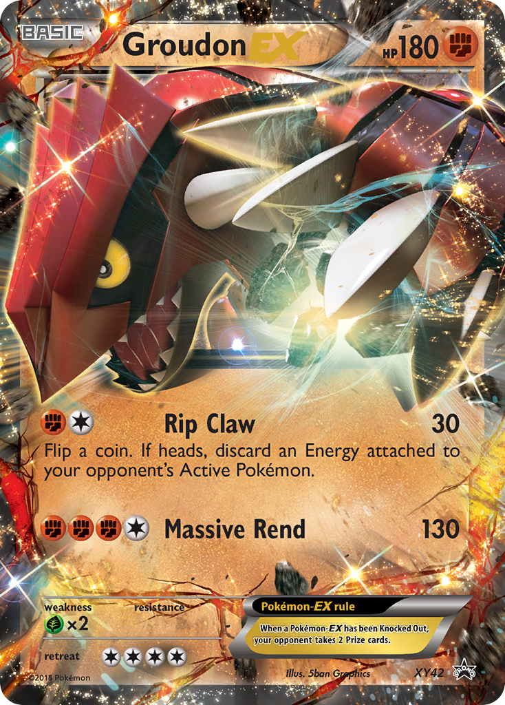 Groudon EX (XY42) [XY: Black Star Promos] | Jack's On Queen