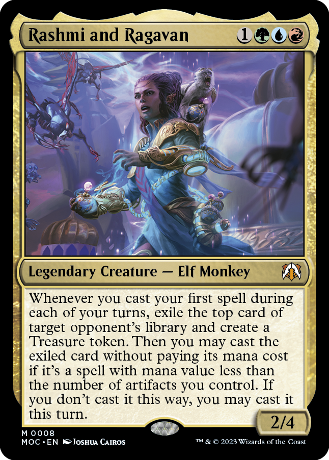 Rashmi and Ragavan [March of the Machine Commander] | Jack's On Queen