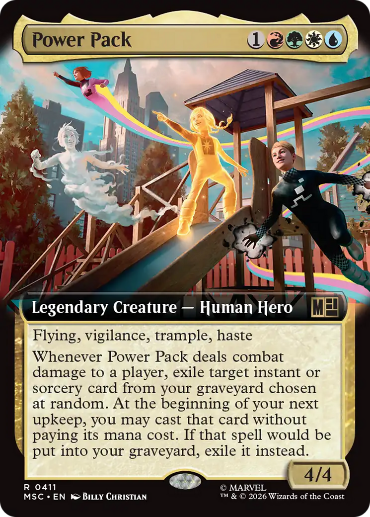 Power Pack (Extended Art) [Marvel Super Heroes Commander] | Jack's On Queen