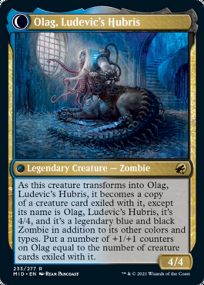 Ludevic, Necrogenius // Olag, Ludevic's Hubris [Innistrad: Midnight Hunt] | Jack's On Queen