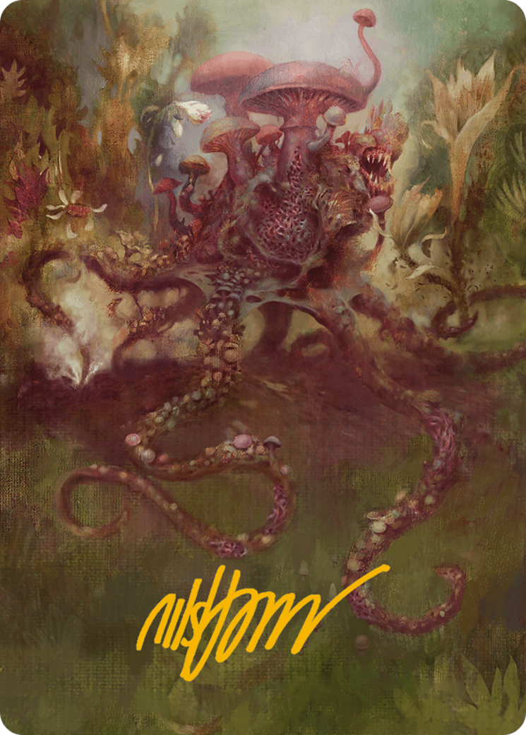 Sowing Mycospawn Art Card (Gold-Stamped Signature) [Modern Horizons 3 Art Series] | Jack's On Queen