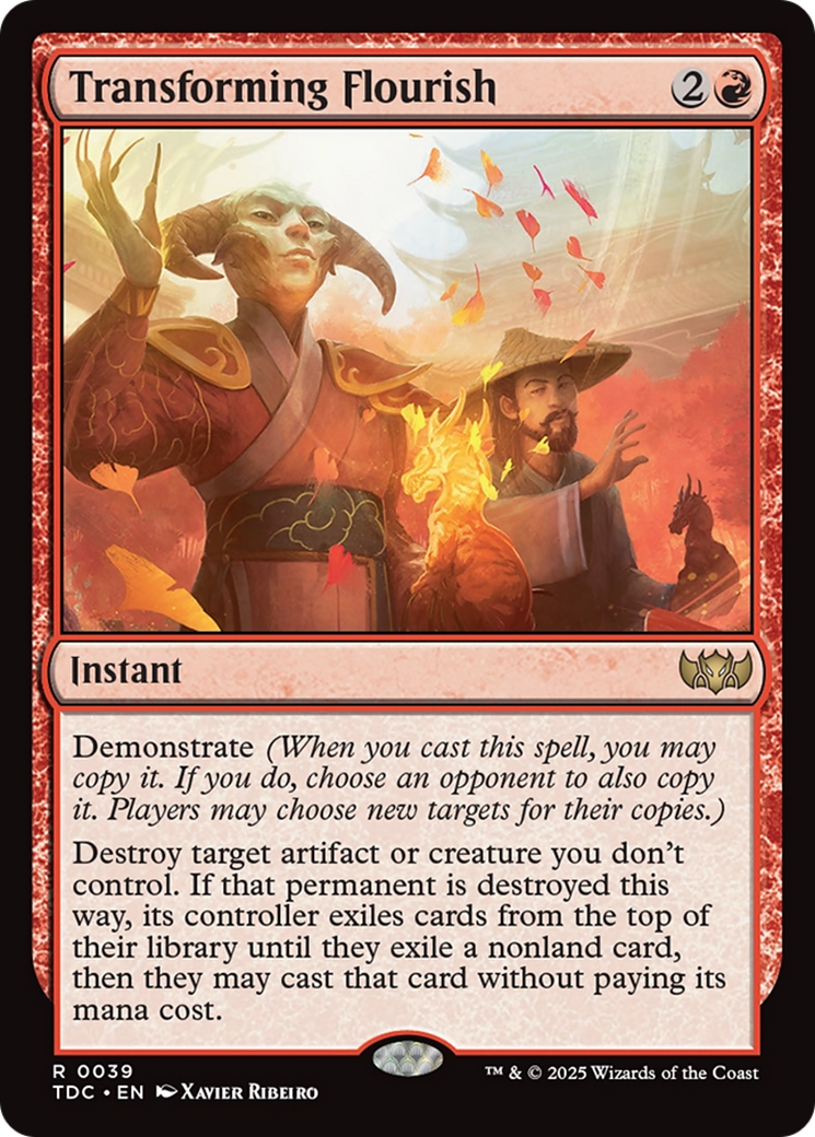 Transforming Flourish [Tarkir: Dragonstorm Commander] | Jack's On Queen
