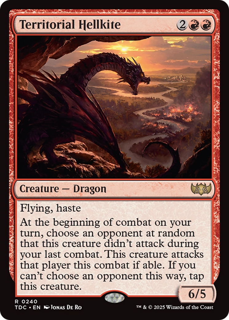 Territorial Hellkite [Tarkir: Dragonstorm Commander] | Jack's On Queen